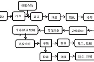 用鋰輝石和鋰聚合物生產(chǎn)單水氫氧化鋰的工藝