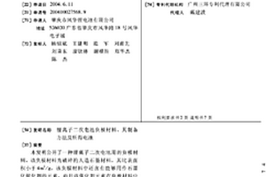 鋰離子二次電池負(fù)極材料、其制備方法及所得電池