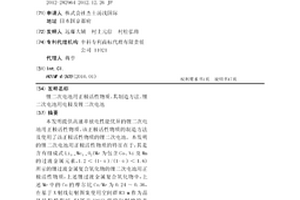 鋰二次電池用正極活性物質(zhì)、其制造方法、鋰二次電池用電極及鋰二次電池