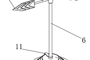 太陽能自發(fā)光式風向標