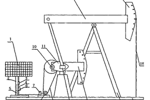 太陽能光伏發(fā)電系統(tǒng)應用在陸上采油機上的供電裝置