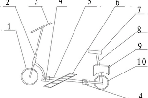 可折疊為手拉小車(chē)的電動(dòng)車(chē)