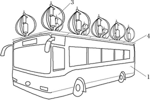 風(fēng)能、太陽能結(jié)合的純電動汽車