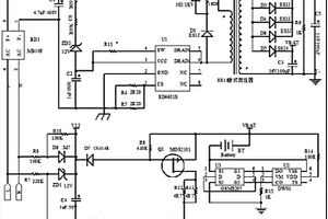 簡易的照明與應急照明轉換電路