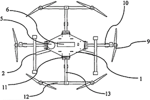 折疊式六旋翼無人機(jī)