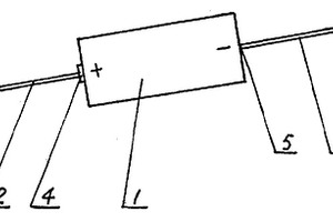 電極端面帶焊接引線的電池