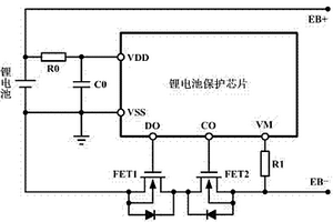 帶精確延時及休眠功能的單節(jié)鋰電池保護芯片