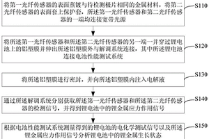 基于光纖傳感器的鋰枝晶原位檢測方法及系統(tǒng)