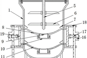 便于對鋰渣進(jìn)行分級過濾的粉煤灰提取用反應(yīng)釜