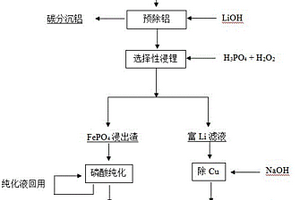 低耗磷酸處理高雜磷酸鐵鋰廢粉的方法