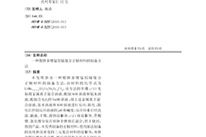 鈮摻雜鋰錳鋁鈷復(fù)合正極材料的制備方法