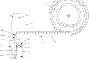 鋰電池蓋帽涂膠機用下料機構(gòu)