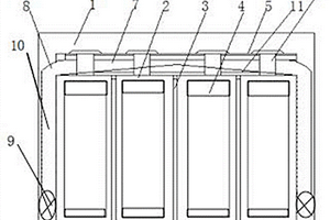 便于散熱的鋰電池組裝置