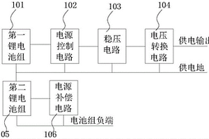 鋰電池組的電源供電電路