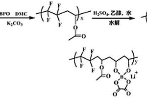 制備鋰電池用四氟乙烯基聚合物電解質(zhì)的方法