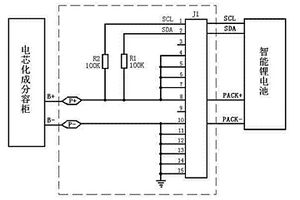 電芯化成分容柜與智能鋰電池之間的數(shù)據(jù)通訊轉(zhuǎn)接裝置