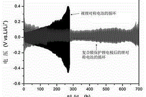 PVDF-TiO<Sub>2</Sub>復合膜的制備方法及其抑制鋰枝晶生長的用途