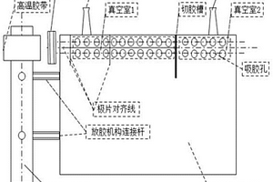 用于鋰電池極片極耳貼膠的工裝