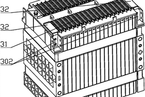 軟包鋰離子電池模組匯流排安裝結(jié)構(gòu)