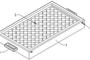 便于清洗的鋰電池盛放托盤