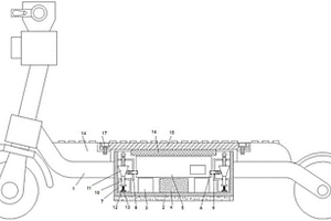 電動(dòng)滑板車用鋰電池模組固定裝置