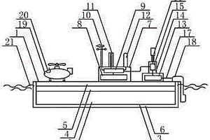 鋰電供電的帶氣象觀測設(shè)備的水上無人機停機平臺