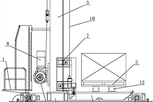 用于鋰電池原材料存取的無(wú)天軌堆垛機(jī)