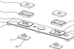 鋰電池蓋板上塑膠凸點定位裝置