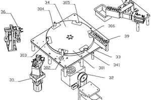 圓柱形鋰電池生產(chǎn)設備的轉盤治具裝置
