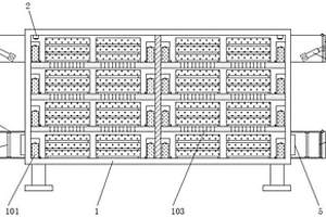 低密度儲(chǔ)能類鋰電池干燥分類安置裝置