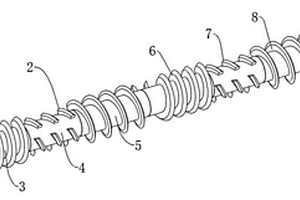 用于制備鋰電池漿料的新型輸送螺桿