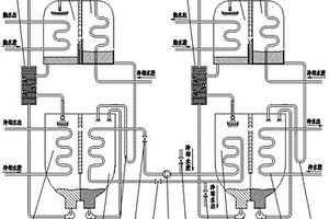 帶切換閥的單效復疊式溴化鋰吸收式冷水機組