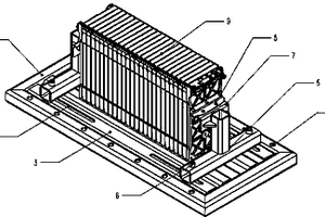 用于鋰電池模組振動(dòng)測(cè)試的固定工裝