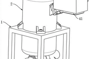 鋰電池負(fù)極材料加工用混合裝置