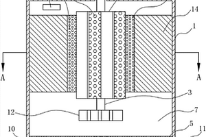 用于箱式萃取法從鹽湖鹵水提鋰的萃取槽強(qiáng)化混合室