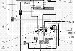 帶單效發(fā)生溶液并聯(lián)的熱水型溴化鋰吸收式冷水機(jī)組