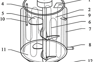 鋰離子電池石墨氧化鐵負(fù)極材料合成用控溫?cái)嚢柩b置