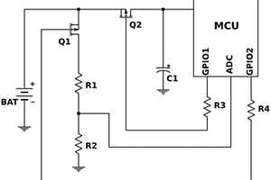 在系統(tǒng)電池電量檢測電路