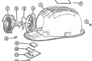 具有降溫功能的太陽能安全帽