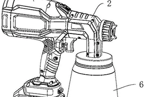 鋰電噴漆槍的快拆結(jié)構(gòu)