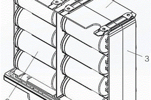 用于免點(diǎn)焊彈片式鋰電池裝配結(jié)構(gòu)