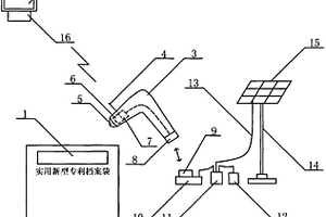 太陽能光伏向掃描器供電的帶條形碼實(shí)用新型專利檔案袋