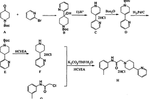 多巴胺D4受體激動劑A-412997鹽酸鹽的生產(chǎn)方法