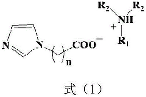 羧基咪唑類質(zhì)子型離子液體及其制備方法與應(yīng)用