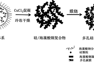 多孔Si/C復(fù)合微球的制備方法