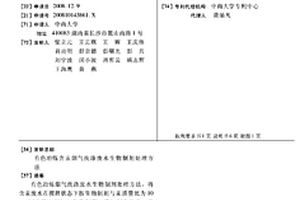 有色冶煉含汞煙氣洗滌廢水生物制劑處理方法