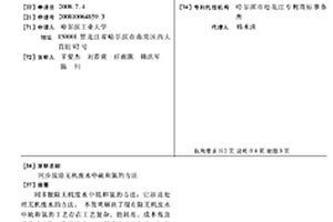 同步脫除無(wú)機(jī)廢水中硫和氮的方法