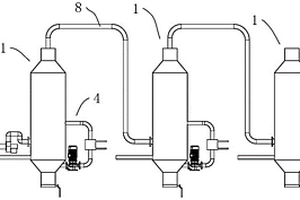 利用高溫煙氣處理高鹽高有機物廢水的蒸發(fā)裝置