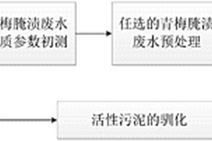 青梅腌漬廢水生化處理方法