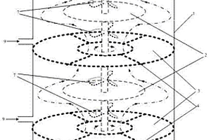 用于廢水沉淀反應(yīng)處理的多層反應(yīng)罐